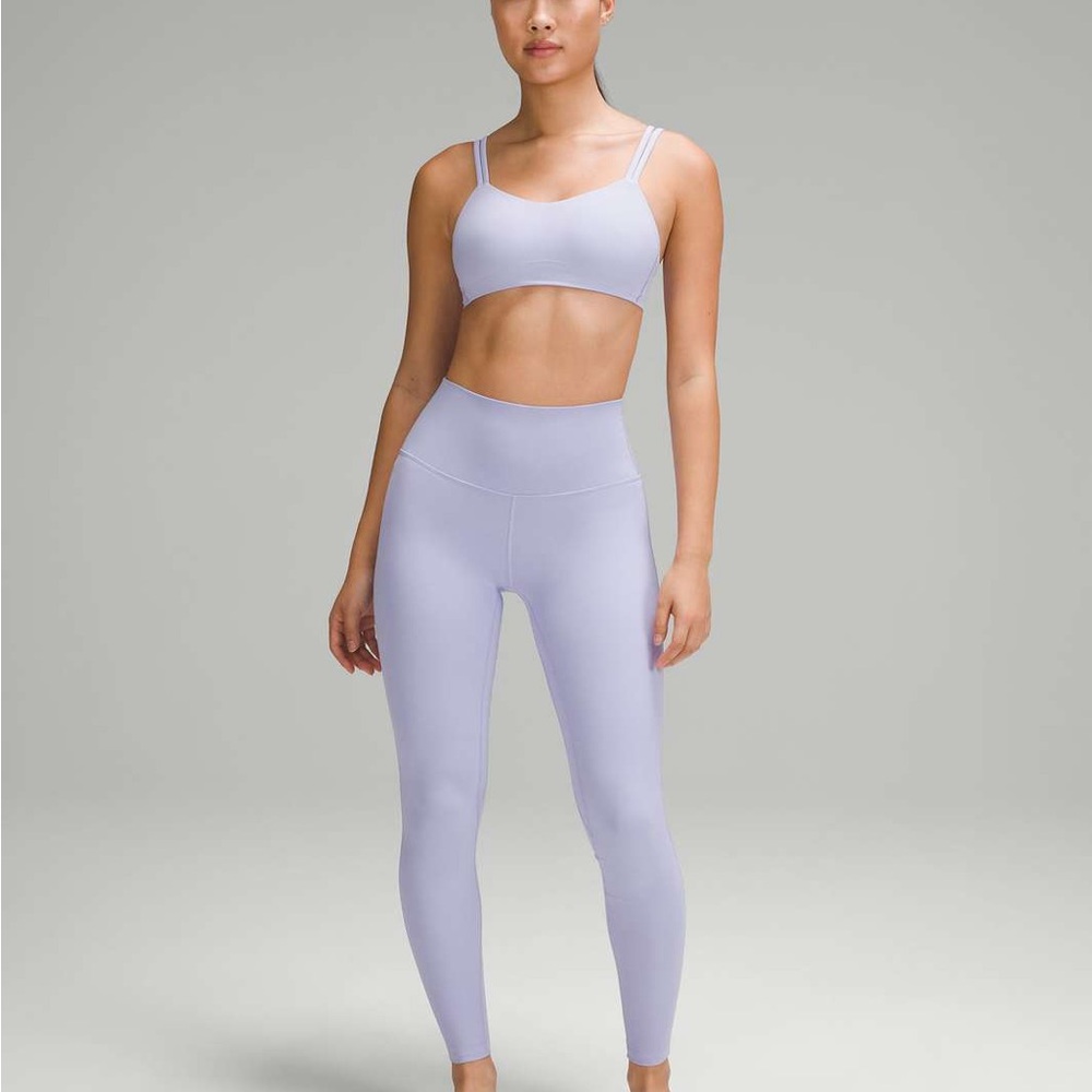 Lilac Lululemon High-Waisted Leggings